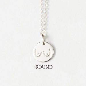 Round Boobs/Breasts Body Beauty Charm Necklace